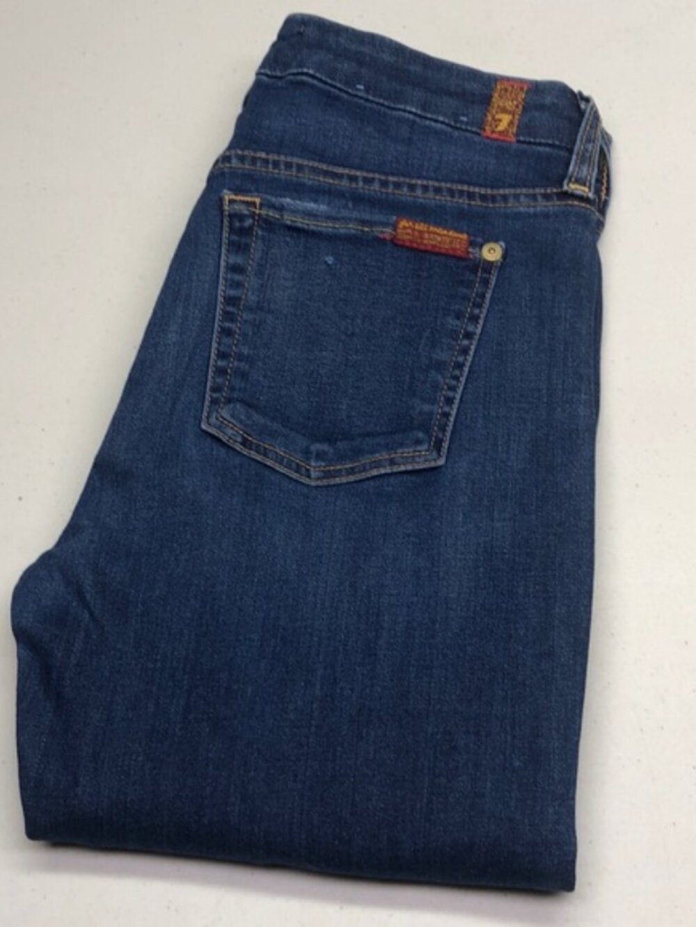 7 for ALL MANKIND THE ANKLE SKINNY JEANS 26x28 ⭐️